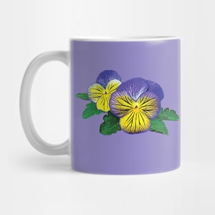 Pansies - Shy Little Pansy Mug